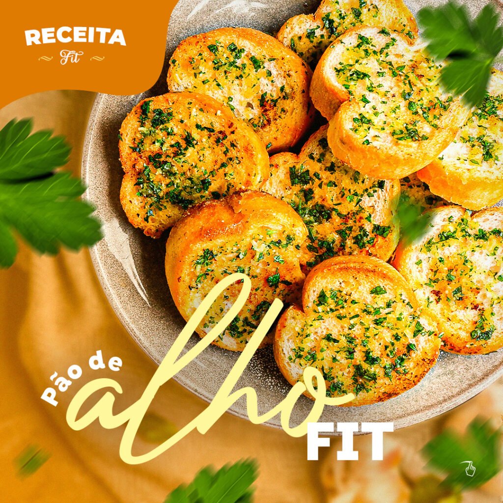 Pão de alho fit