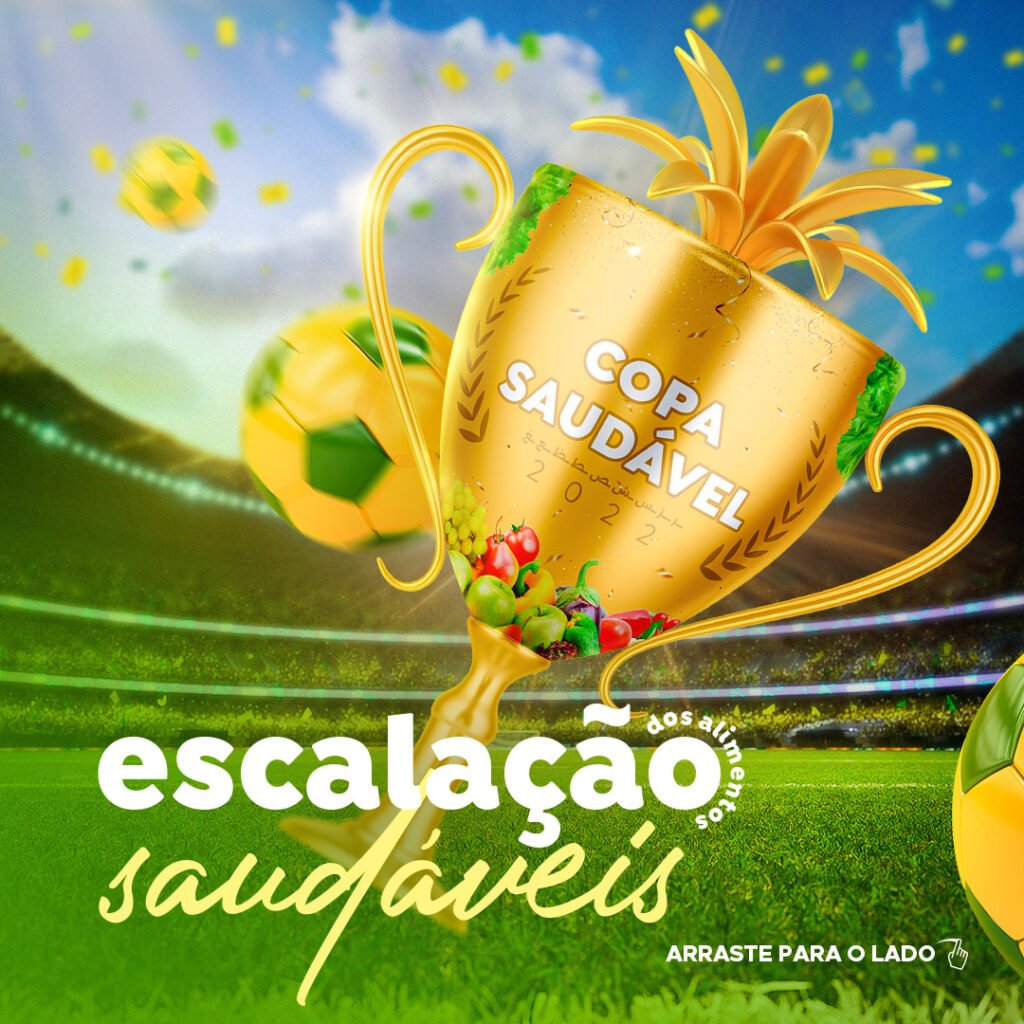 Escalação de alimentos saudáveis